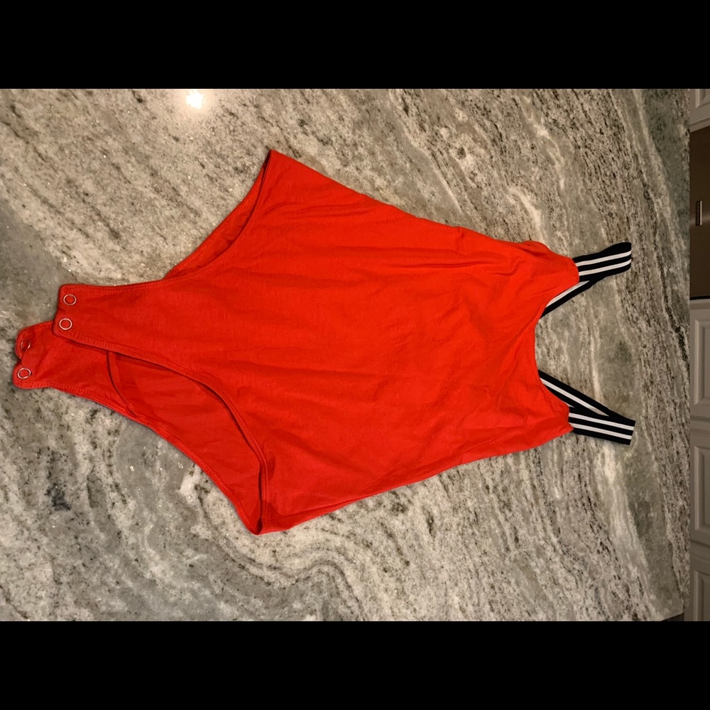 Red bodysuit